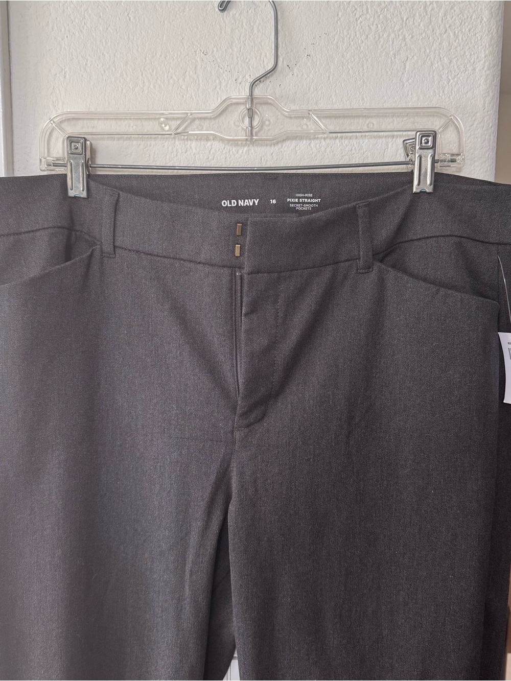 Old Navy Dark Gray Straight Dress Pants
